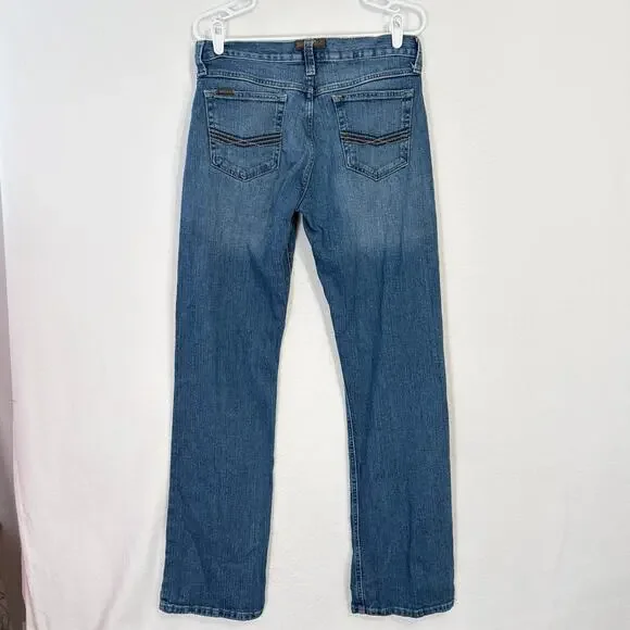Ariat Traditional Relaxed Bootcut Denim Blue Jeans Mens 30x34 Brandon Legacy M2 - Picture 2 of 12